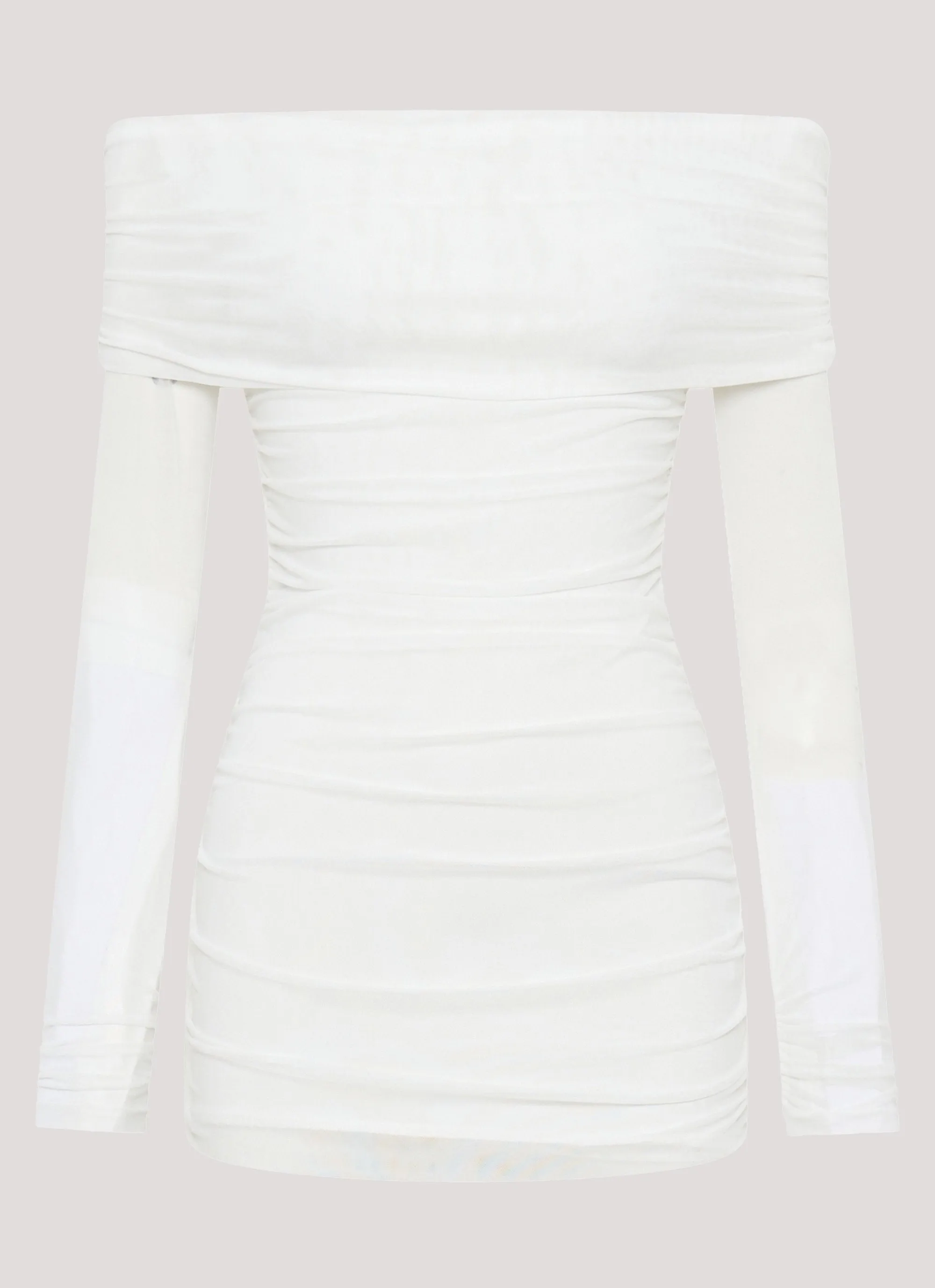 Liquid Spirit Mini Dress - White