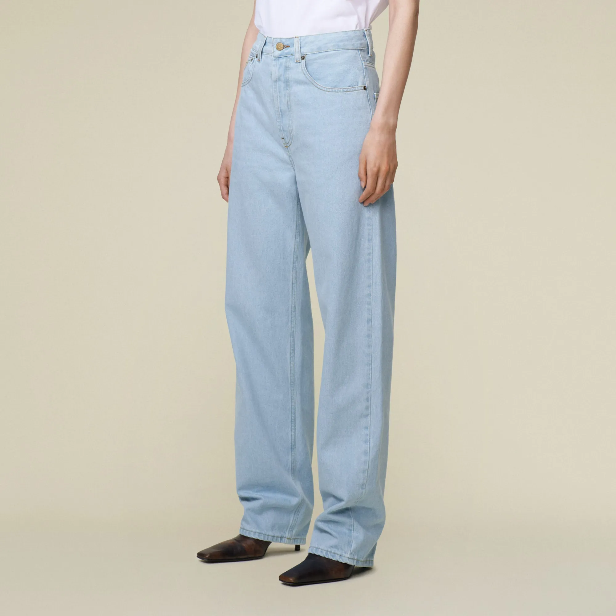Maya Jackson Bleached - High Rise Straight Fit