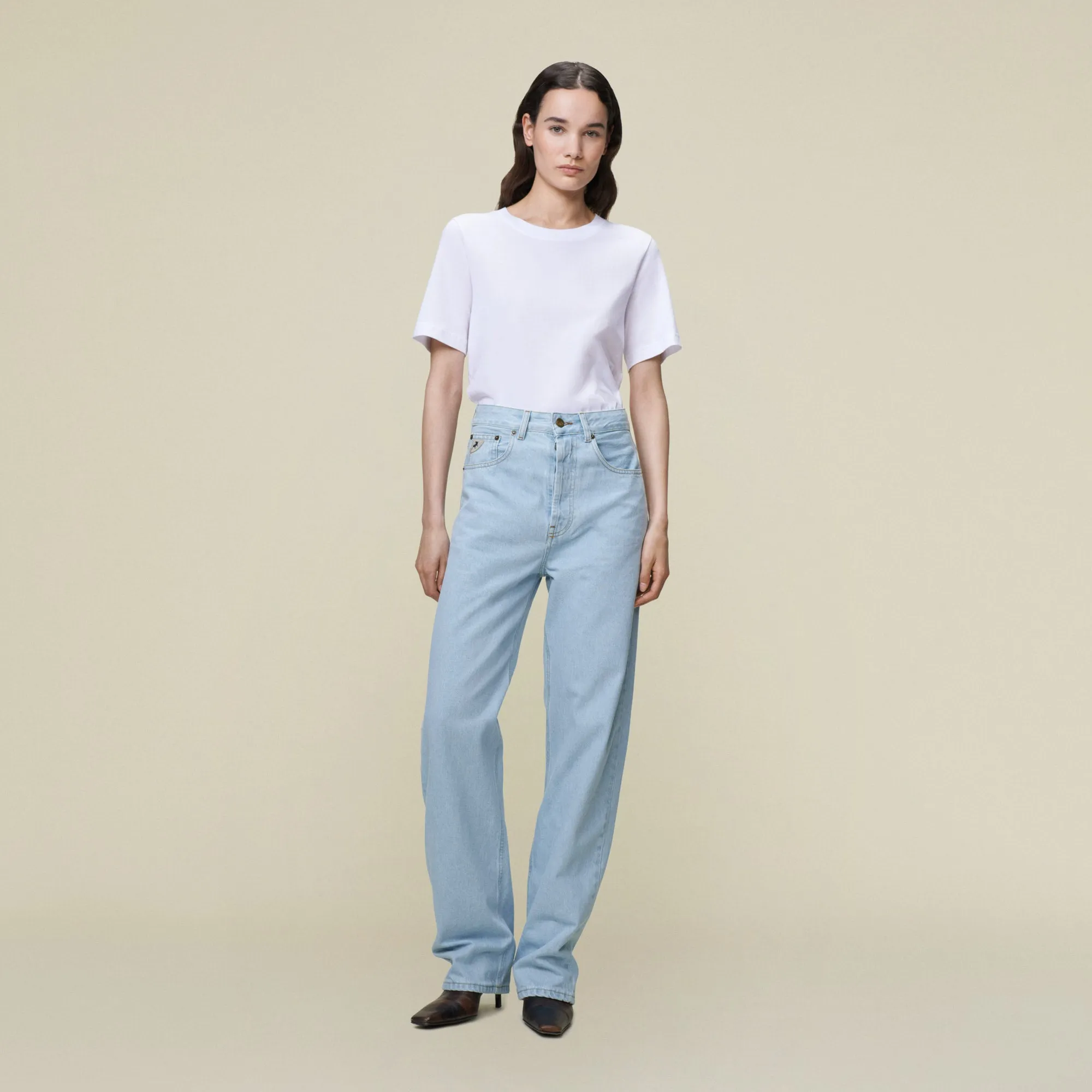 Maya Jackson Bleached - High Rise Straight Fit