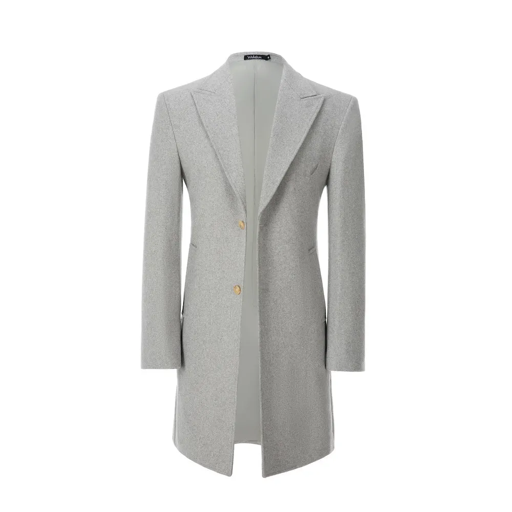 Men's Coat Winter Trench Long Coat With Pockets 2772