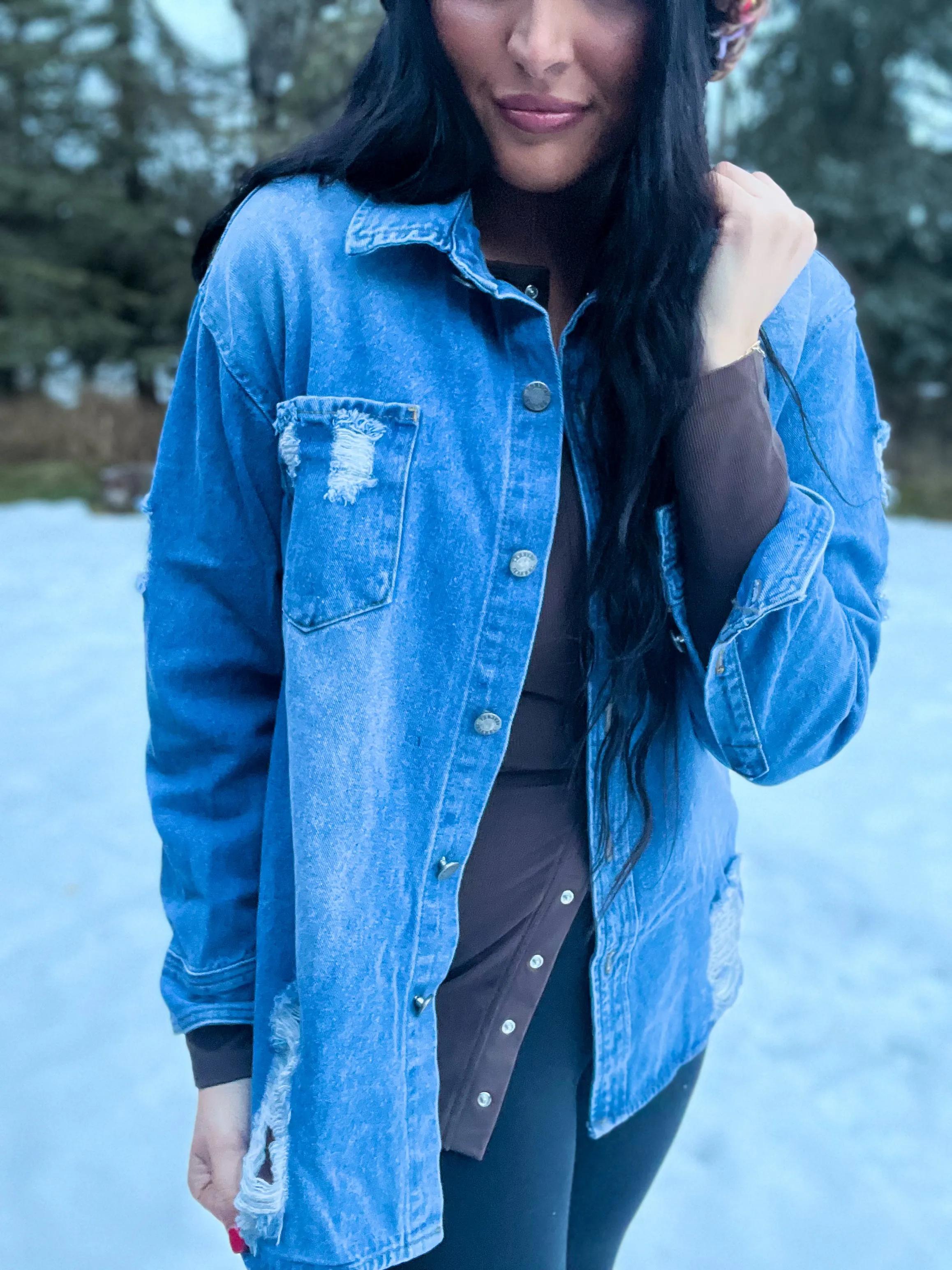 Never In Distress Denim Jacket