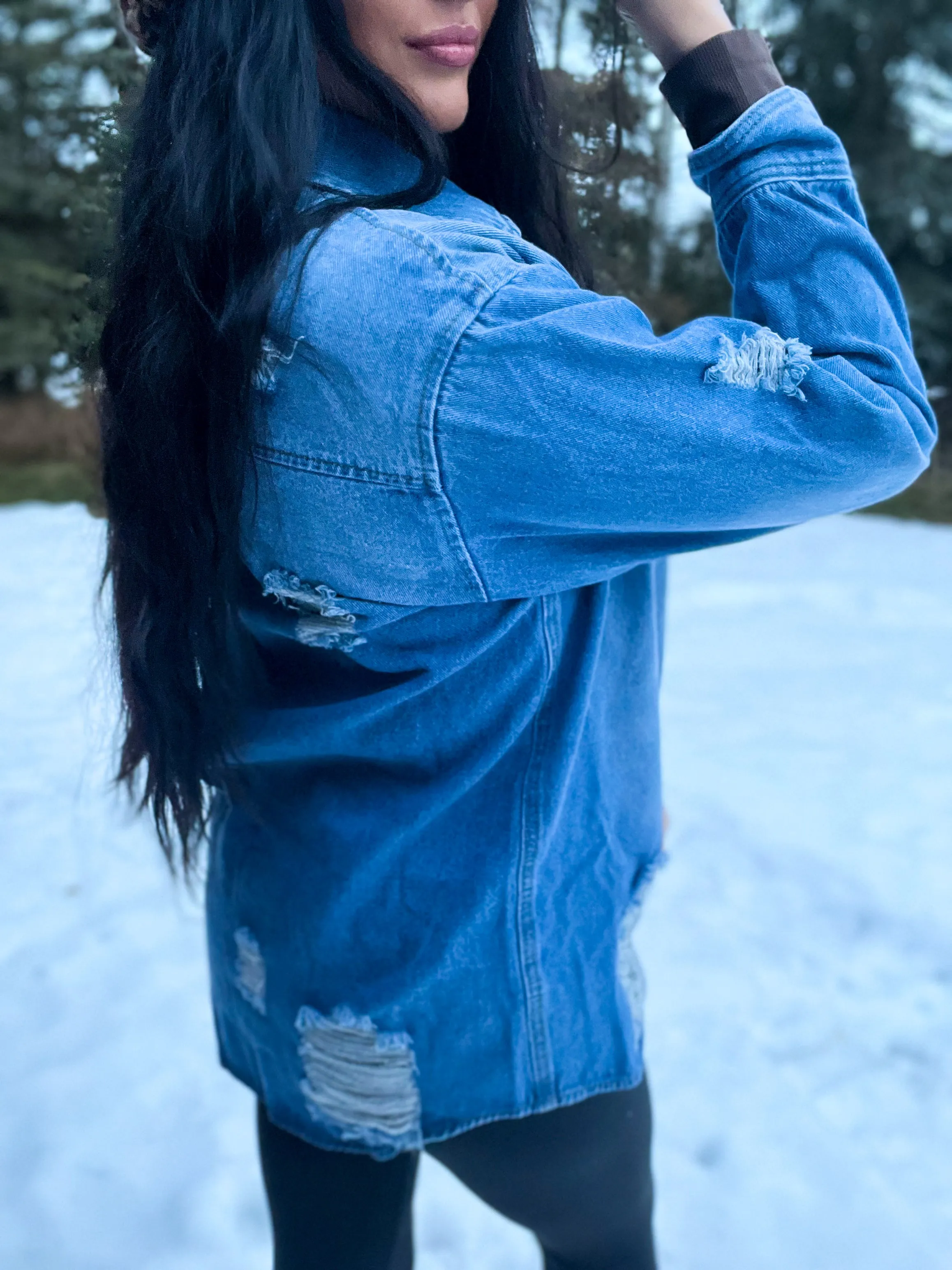 Never In Distress Denim Jacket