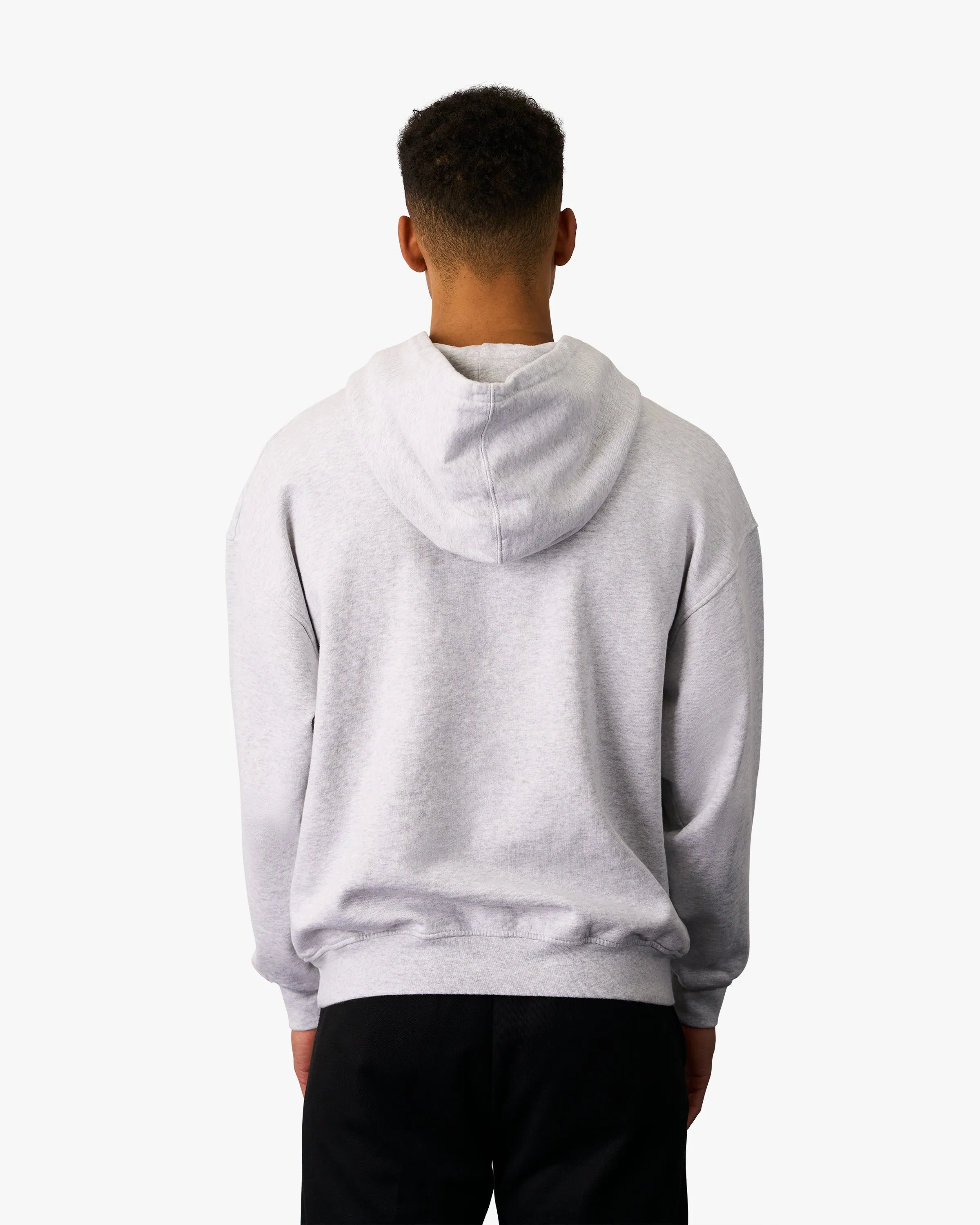 Organic Oversized Hood - Snow Melange