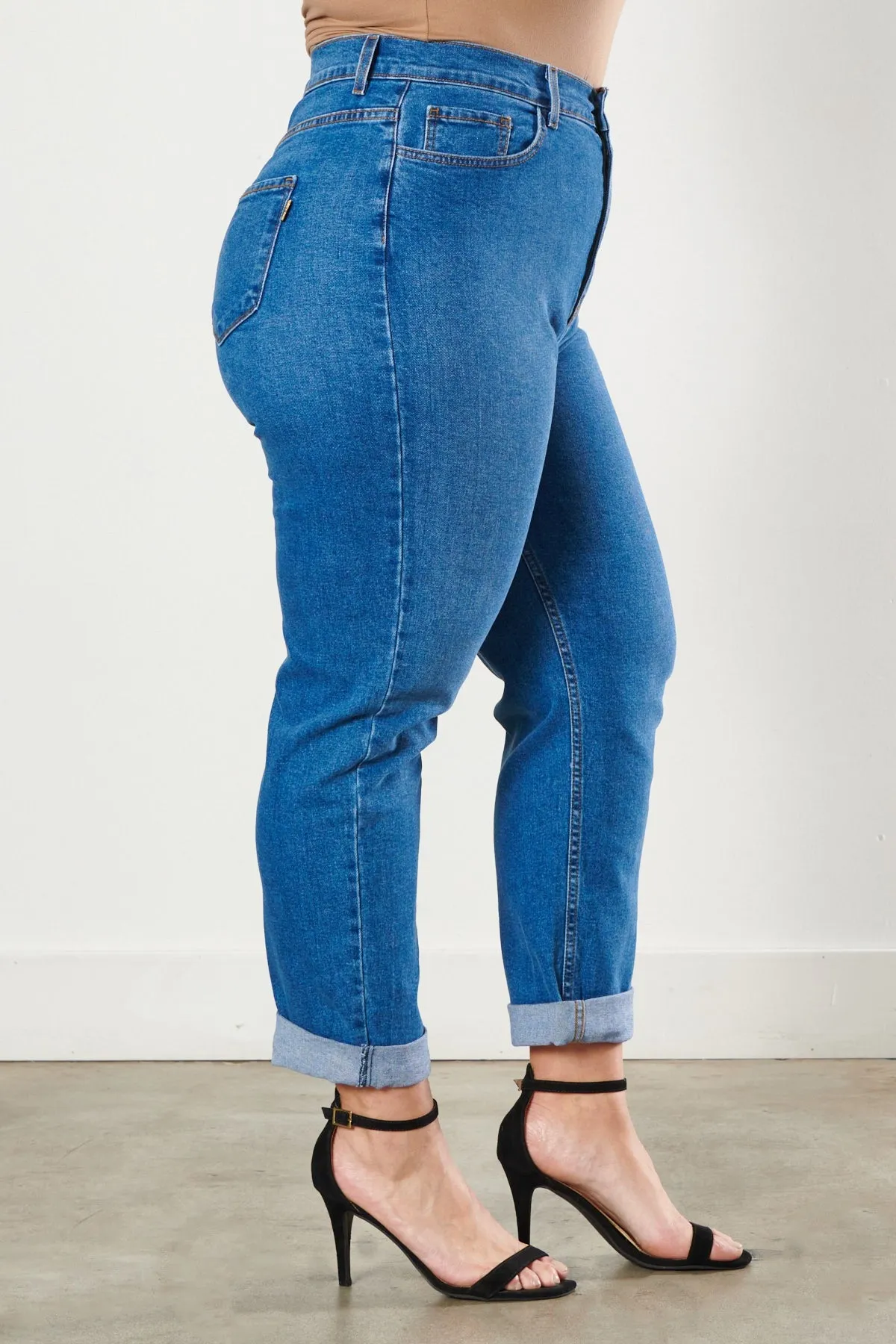 PLUS We're Back Mom Jeans