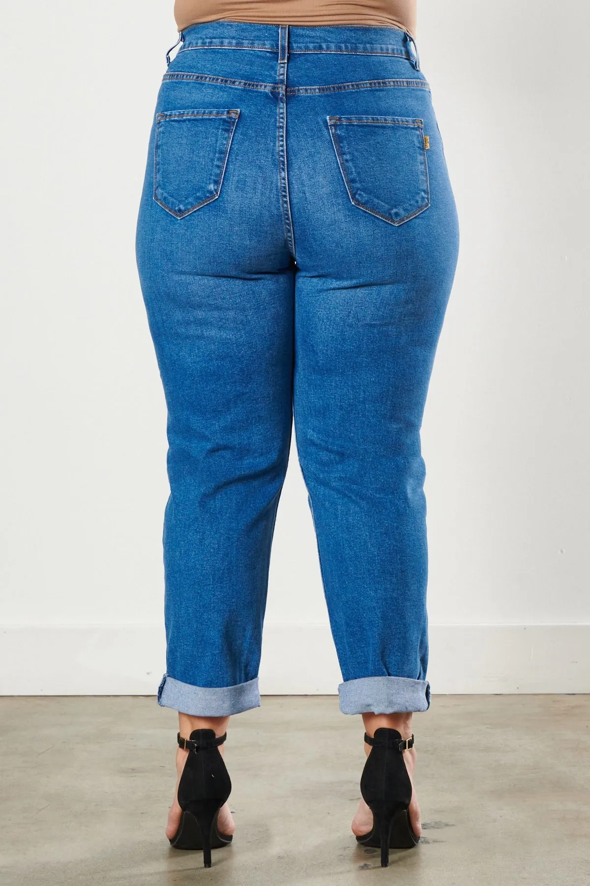 PLUS We're Back Mom Jeans