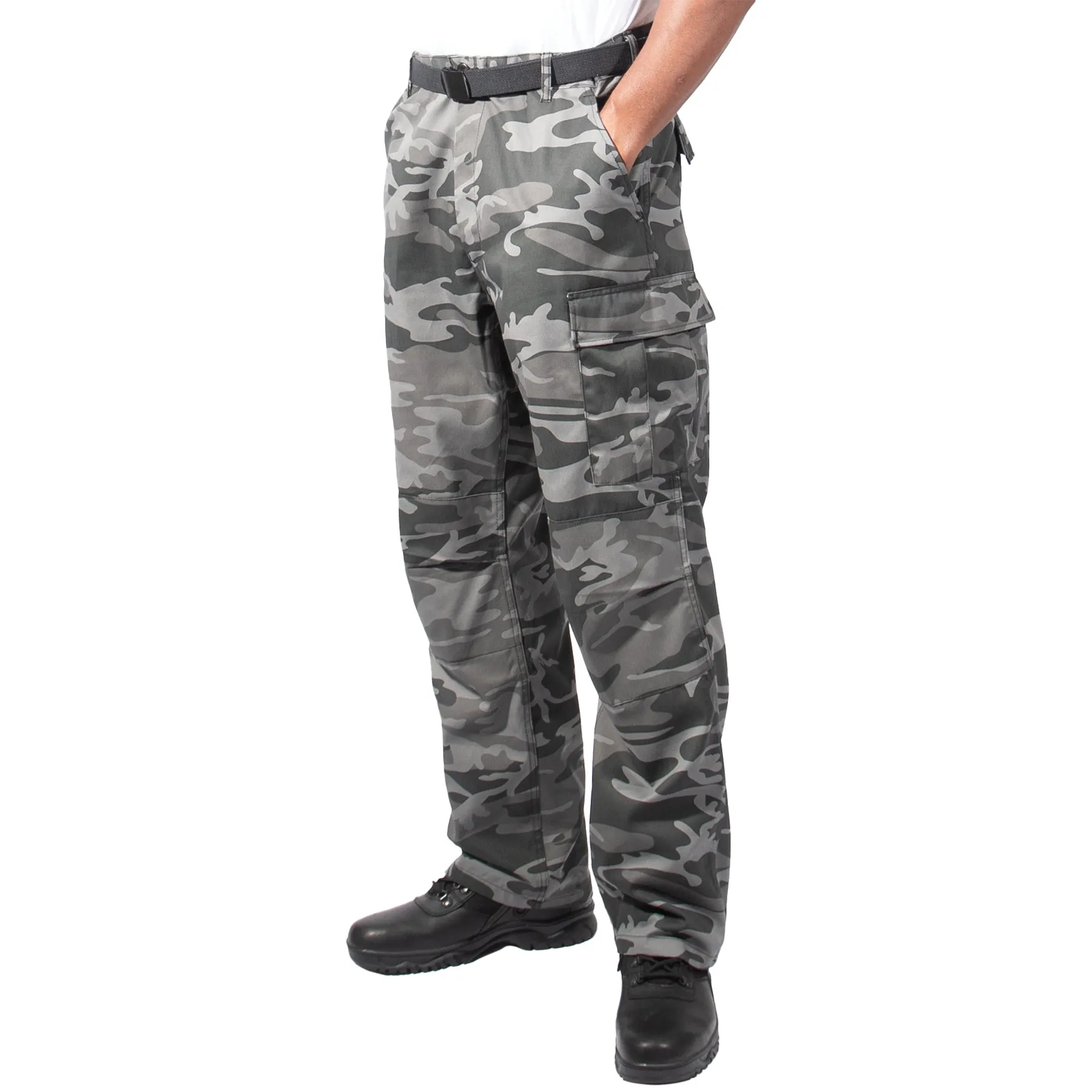 [Relaxed Fit Zipper Fly] Camo Tactical BDU Pants