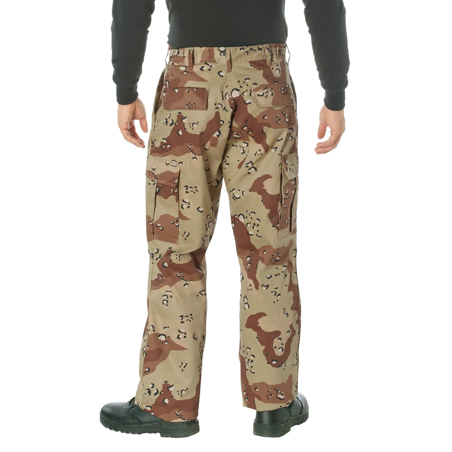 [Relaxed Fit Zipper Fly] Camo Tactical BDU Pants