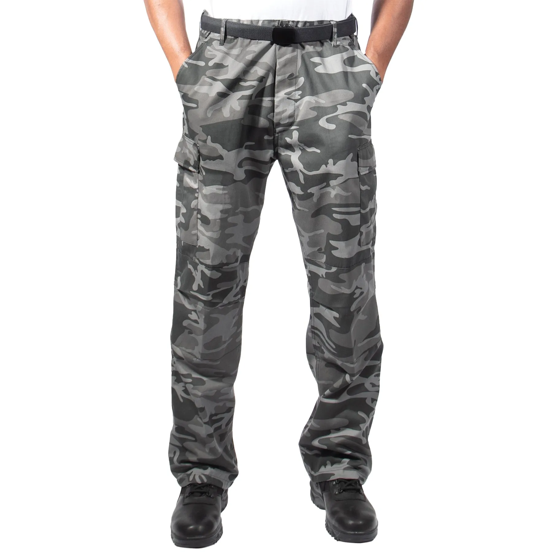 [Relaxed Fit Zipper Fly] Camo Tactical BDU Pants