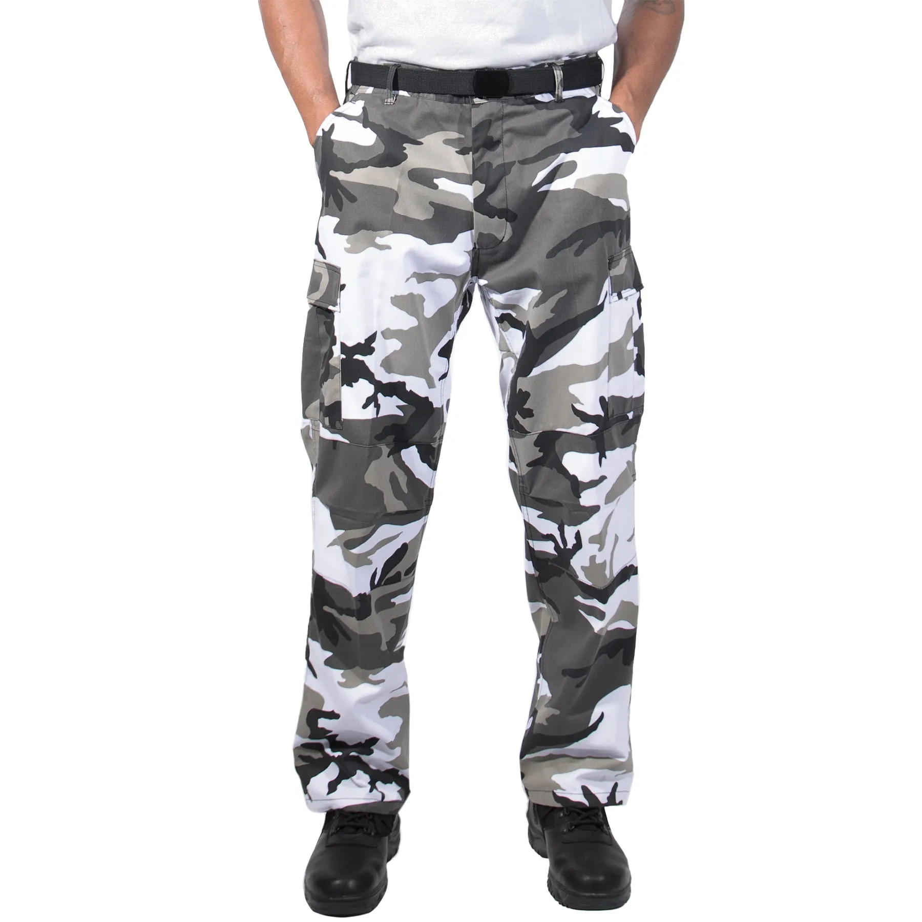 [Relaxed Fit Zipper Fly] Camo Tactical BDU Pants