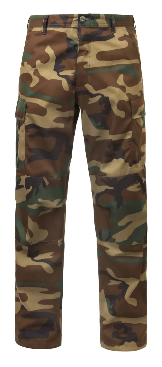 [Relaxed Fit Zipper Fly] Camo Tactical BDU Pants