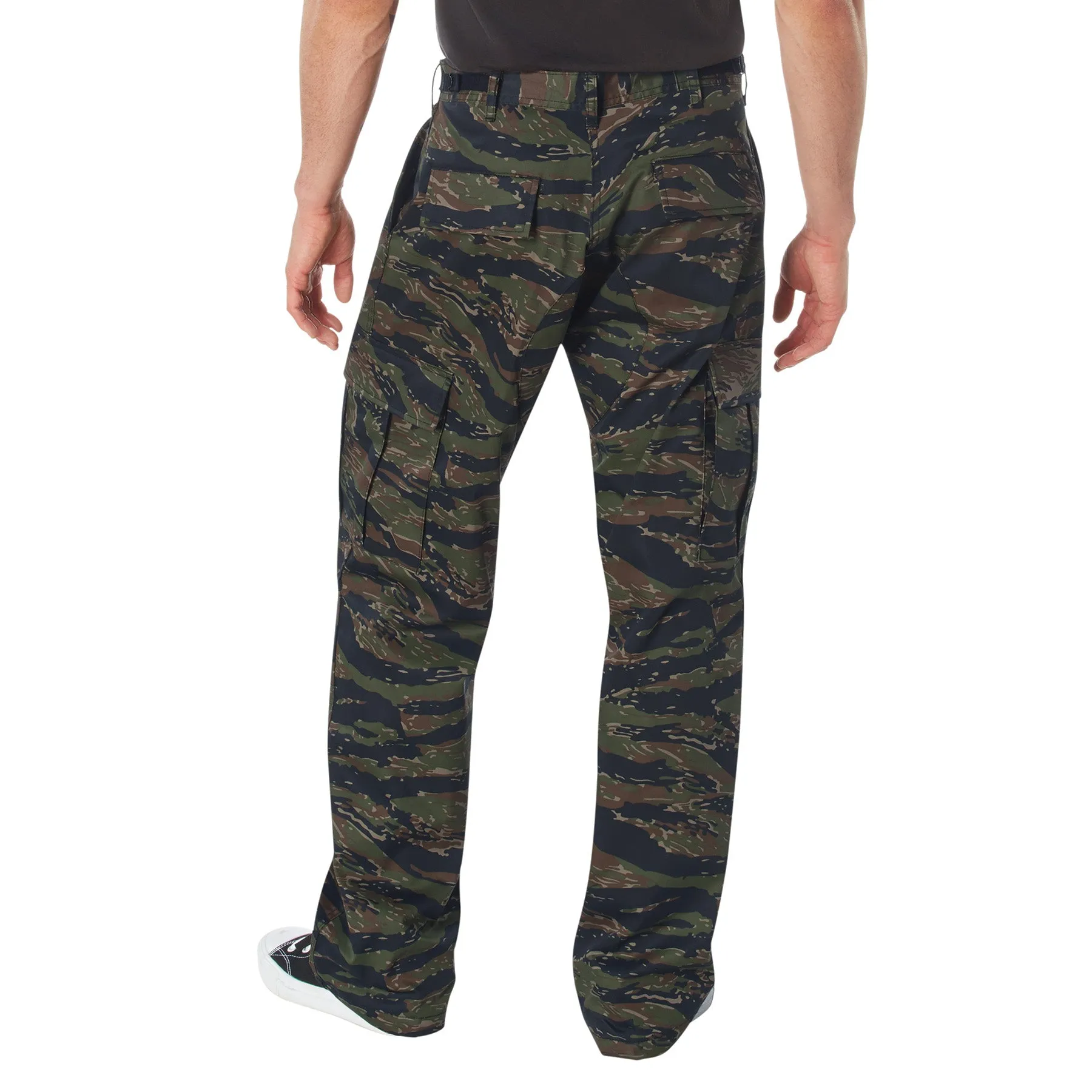 [Relaxed Fit Zipper Fly] Camo Tactical BDU Pants