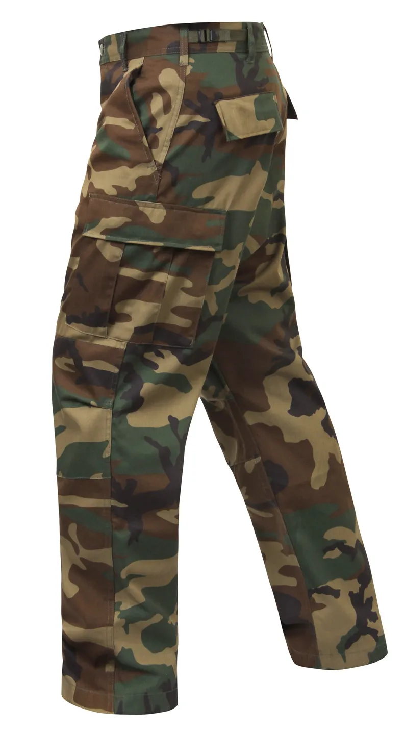 [Relaxed Fit Zipper Fly] Camo Tactical BDU Pants