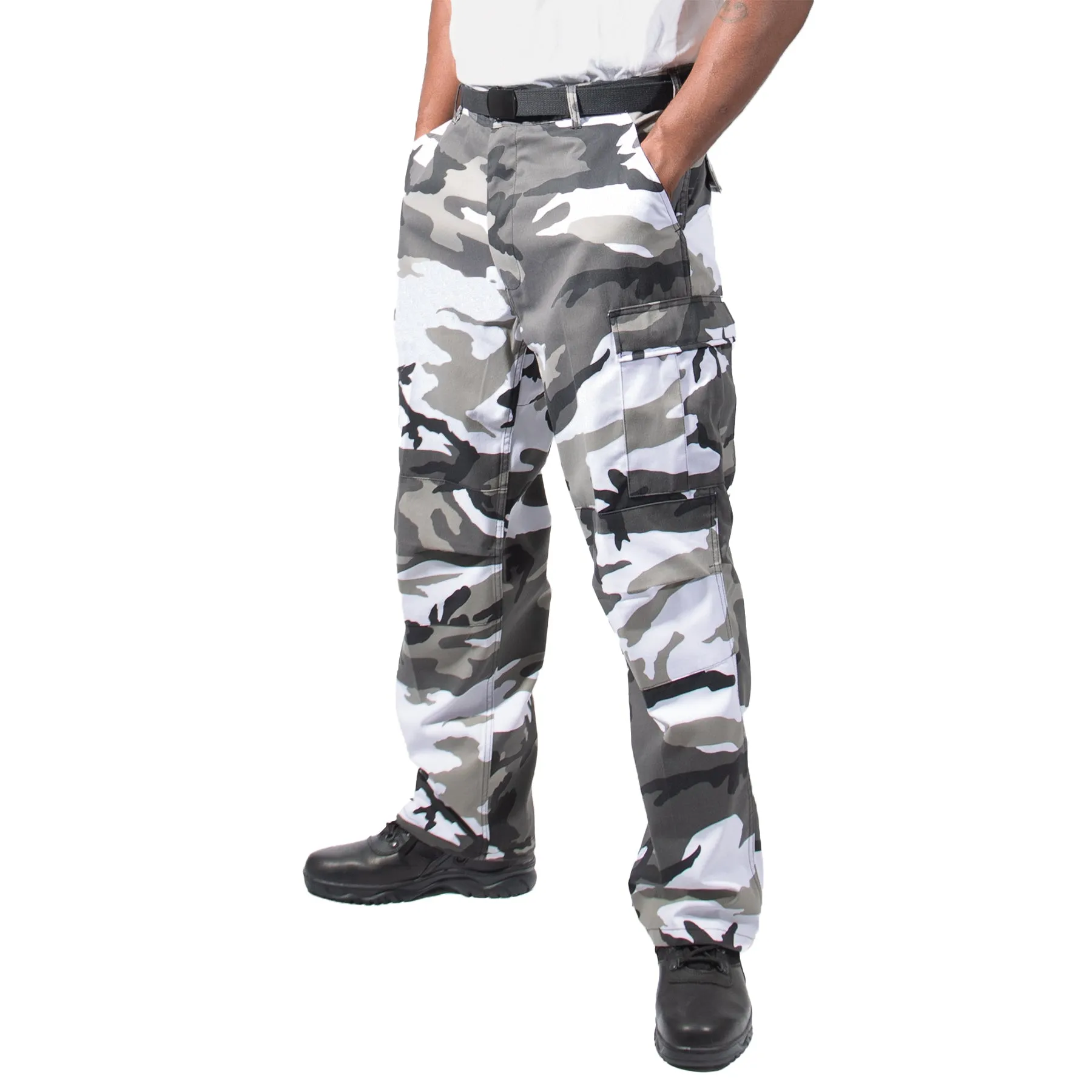 [Relaxed Fit Zipper Fly] Camo Tactical BDU Pants