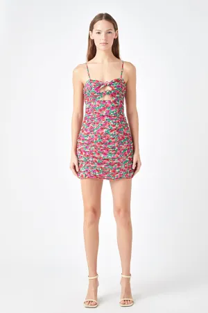 Ruched Mini Dress