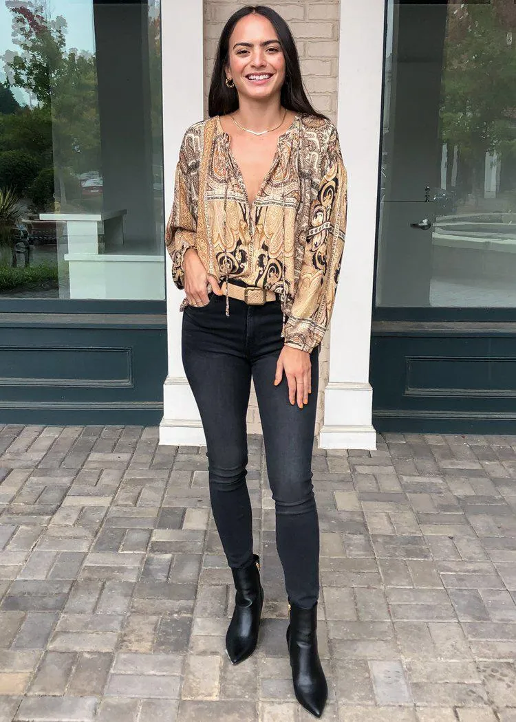 Santa Rosa Peasant Blouse-***FINAL SALE***