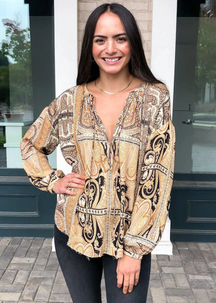 Santa Rosa Peasant Blouse-***FINAL SALE***