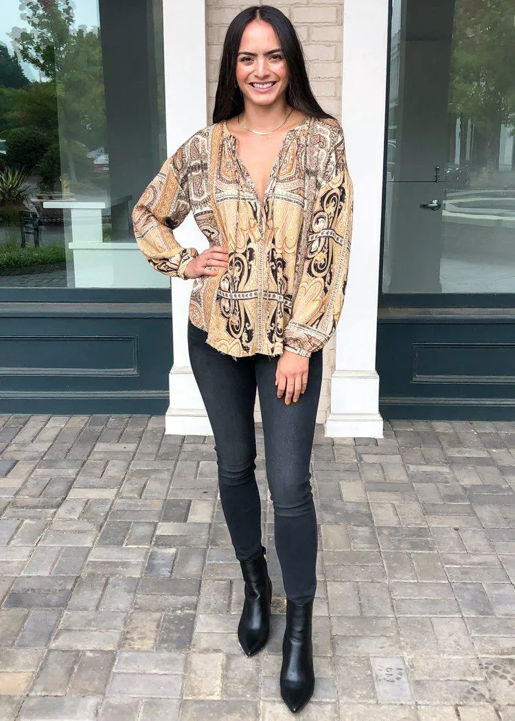 Santa Rosa Peasant Blouse-***FINAL SALE***