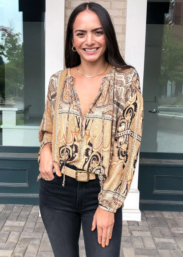 Santa Rosa Peasant Blouse-***FINAL SALE***