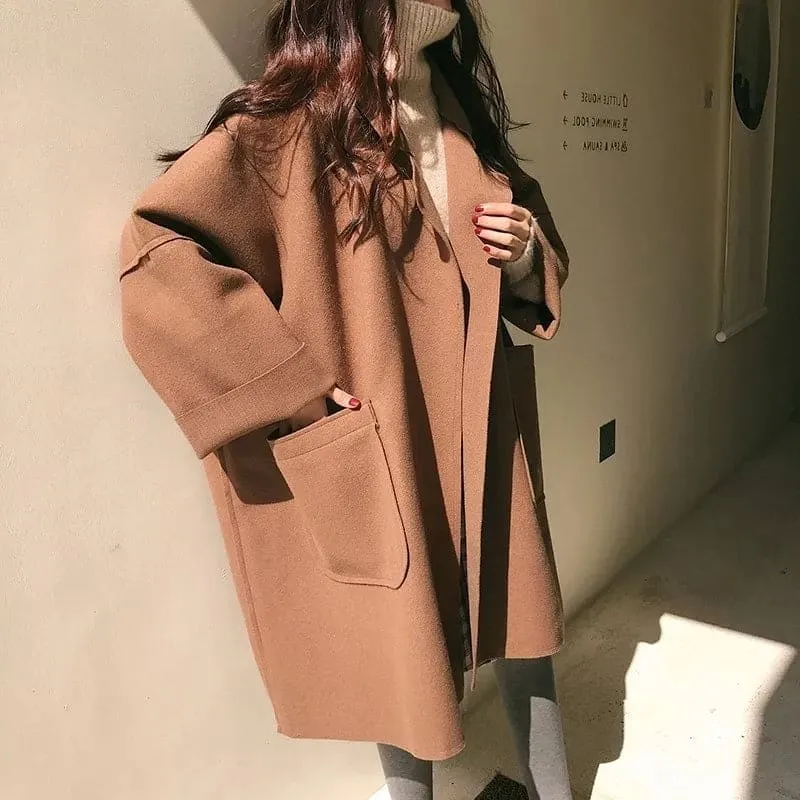 Sylis | Oversizes Woolblend Trenchcoat Jacket