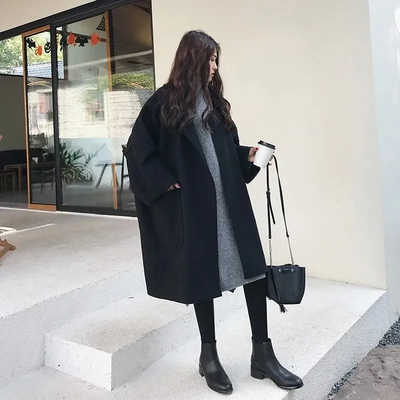 Sylis | Oversizes Woolblend Trenchcoat Jacket