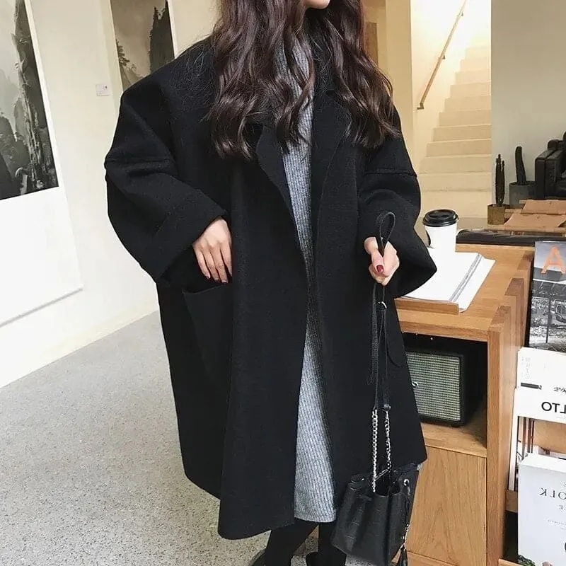 Sylis | Oversizes Woolblend Trenchcoat Jacket