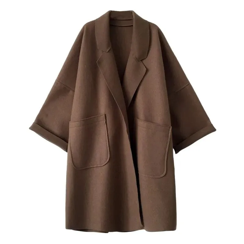 Sylis | Oversizes Woolblend Trenchcoat Jacket