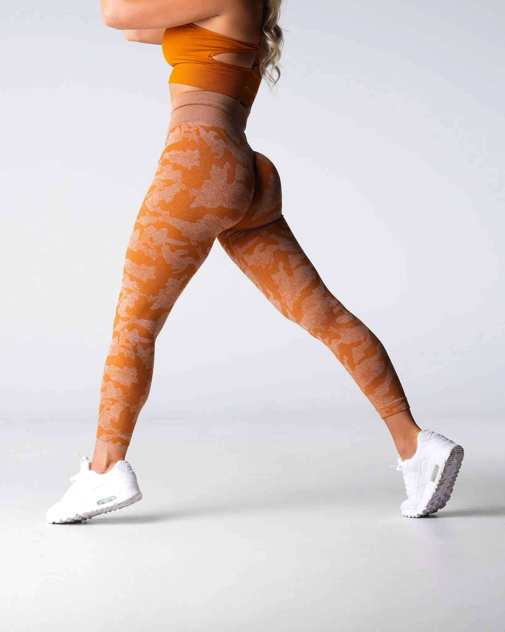 Terracotta Camo Seamless Leggings