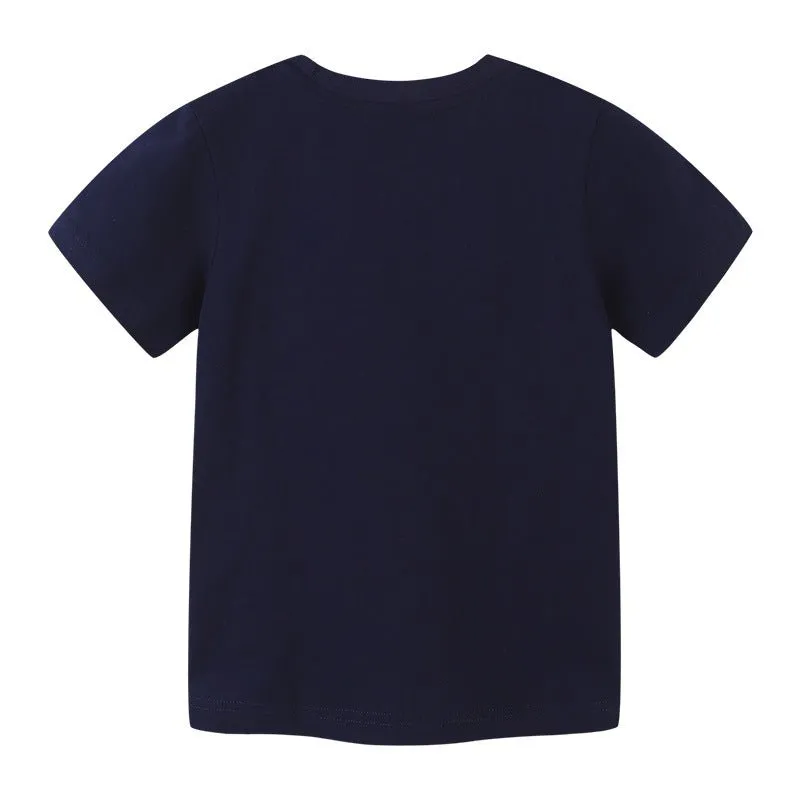 Toddler Boy's Animal Print Short-Sleeve T-shirt