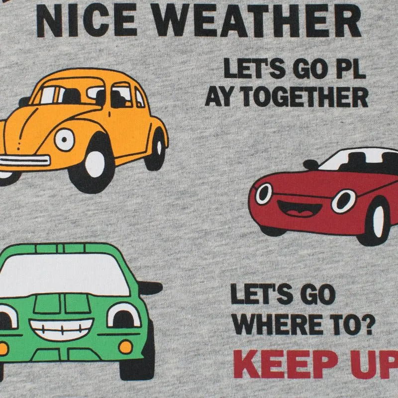 Toddler/Kid Fun Cars Print Casual T-shirt