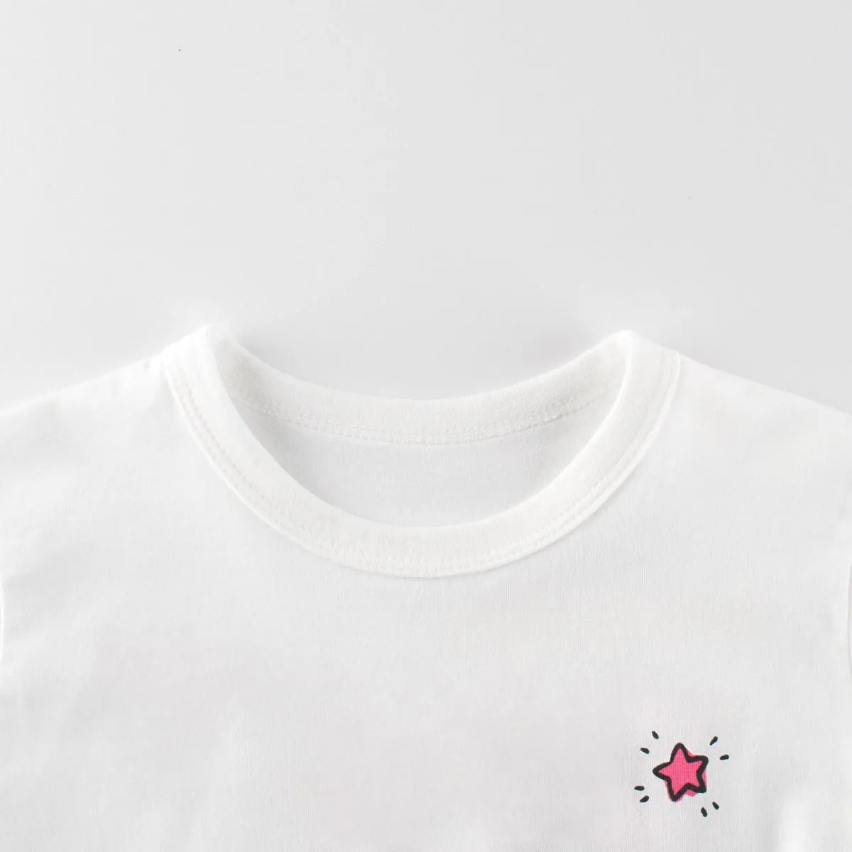 Toddler/Kid Girl's Short Sleeve "Don't Be Shy, Be Brave" Letter Print Design Tee