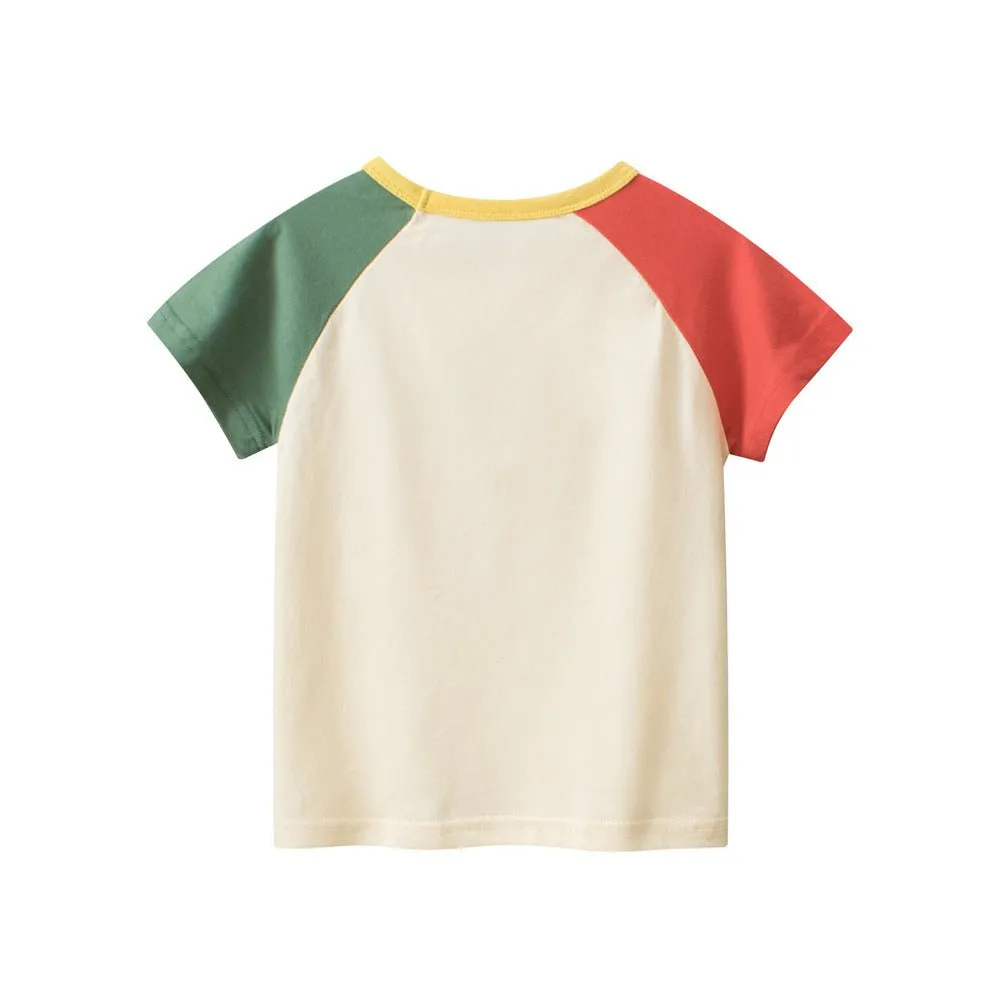 Toddler/Kid's "My Friend" Letter Print Design T-shirt