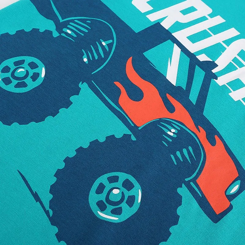 Toddler/Kid's Vehicle Design Short Sleeve T-shirt