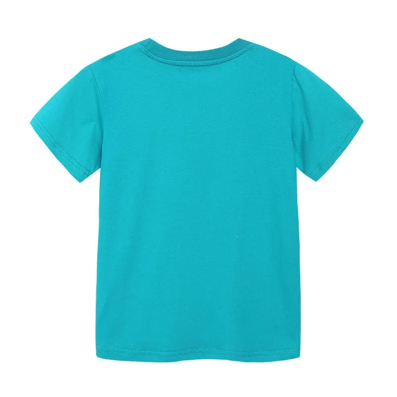 Toddler/Kid's Vehicle Design Short Sleeve T-shirt