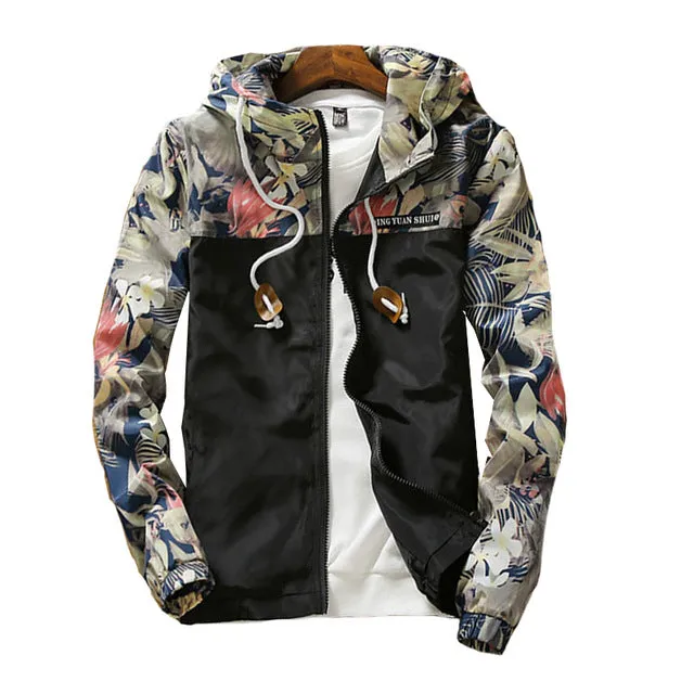 WOQN Women's Hooded Causal Windbreaker Sweater Zipper Lightweight Jackets Bomber